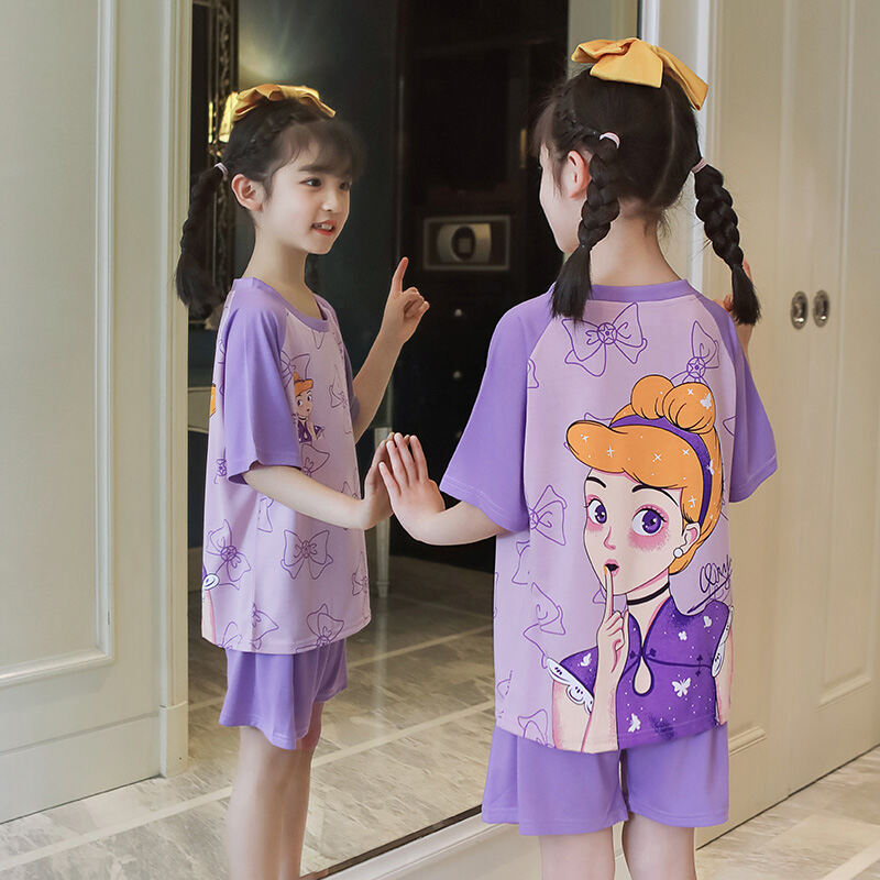 Đồ Ngủ Pijama Lụa Trẻ Em MinChu Cho Bé Trai Bé Gái Mặc Ở Nhà Từ 12  34kg   Quần Áo Ngủ Mùa Hè Cho Bé  Shopee Việt Nam