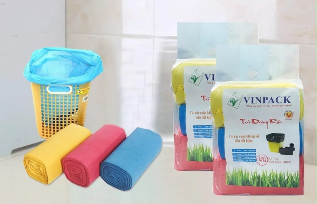 Bao đựng rác 3 cuộn nặng 1kg