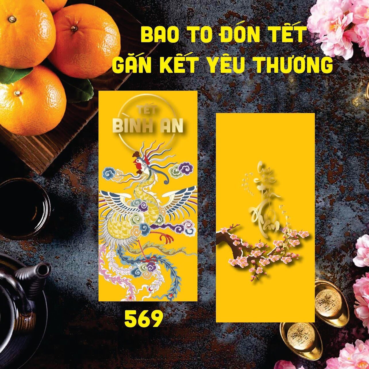 Mẫu bao lì xì Tết 2022 - Set 10 bao