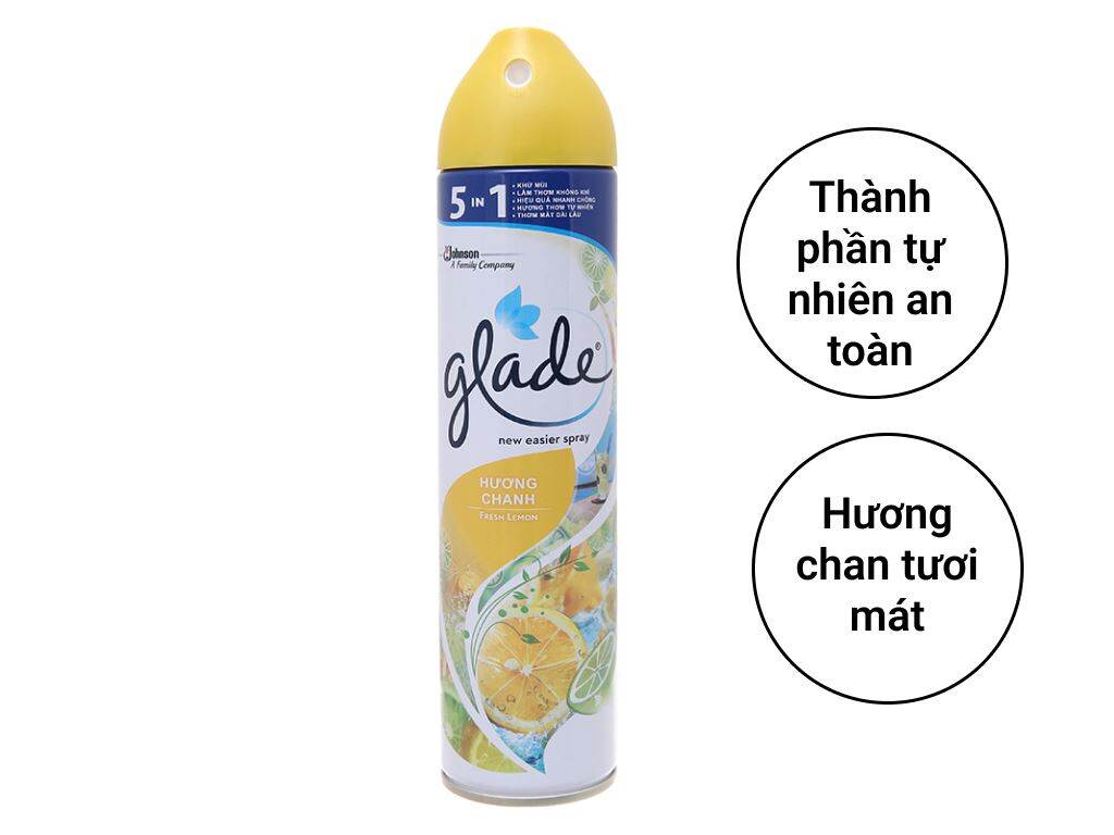Xịt phòng Glade Hương chanh 280ml