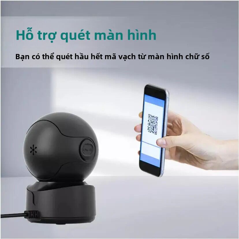 NETUM A5 2D Máy Quét Mã Vạch Để Bàn Đa Hướng Cầm Tay Có Dây USB Màn Hình Lớn 1D Mã QR Đọc A4 Quét Breadth