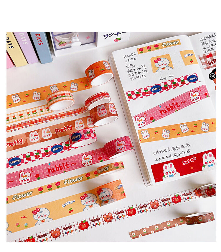 Set 5 cuộn băng dính washi tape