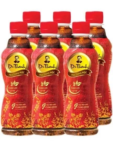 THÙNG 24 CHAI LỚN TRÀ THẢO MỘC DR THANH x 455ml