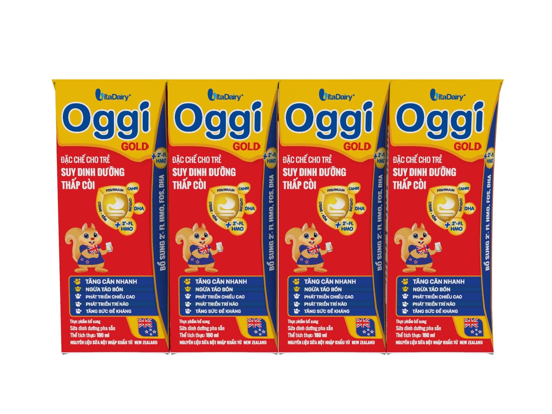 [Date 07/2024 Quét mã đổi quà] Thùng Sữa pha sẵn Oggi 180ml