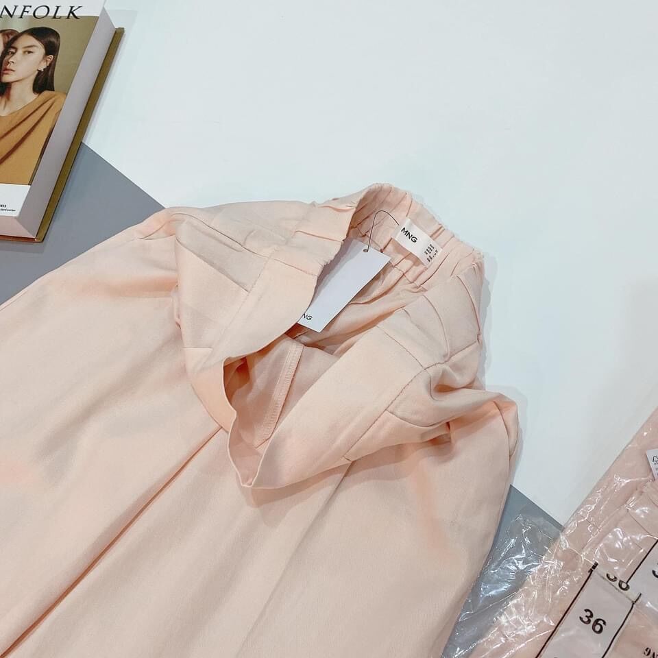 Quần ống suông Mango xuất xịn