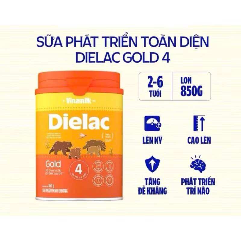 [HCM]Sữa bột Dielac Alpha Gold số 3, 4 850g
