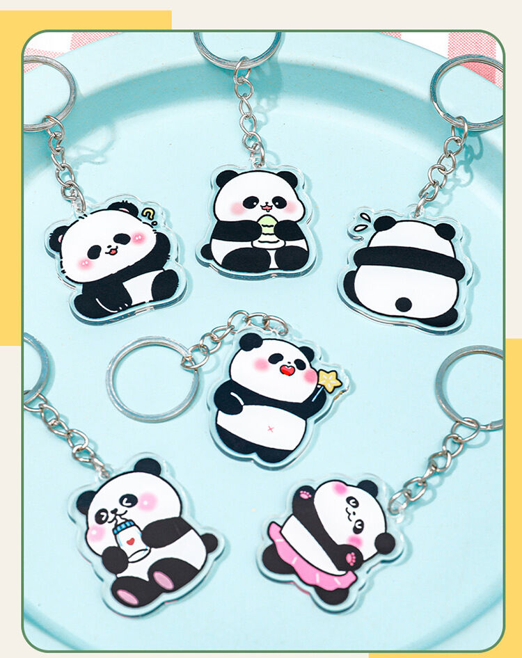 Móc khóa gấu trúc panda dễ thương