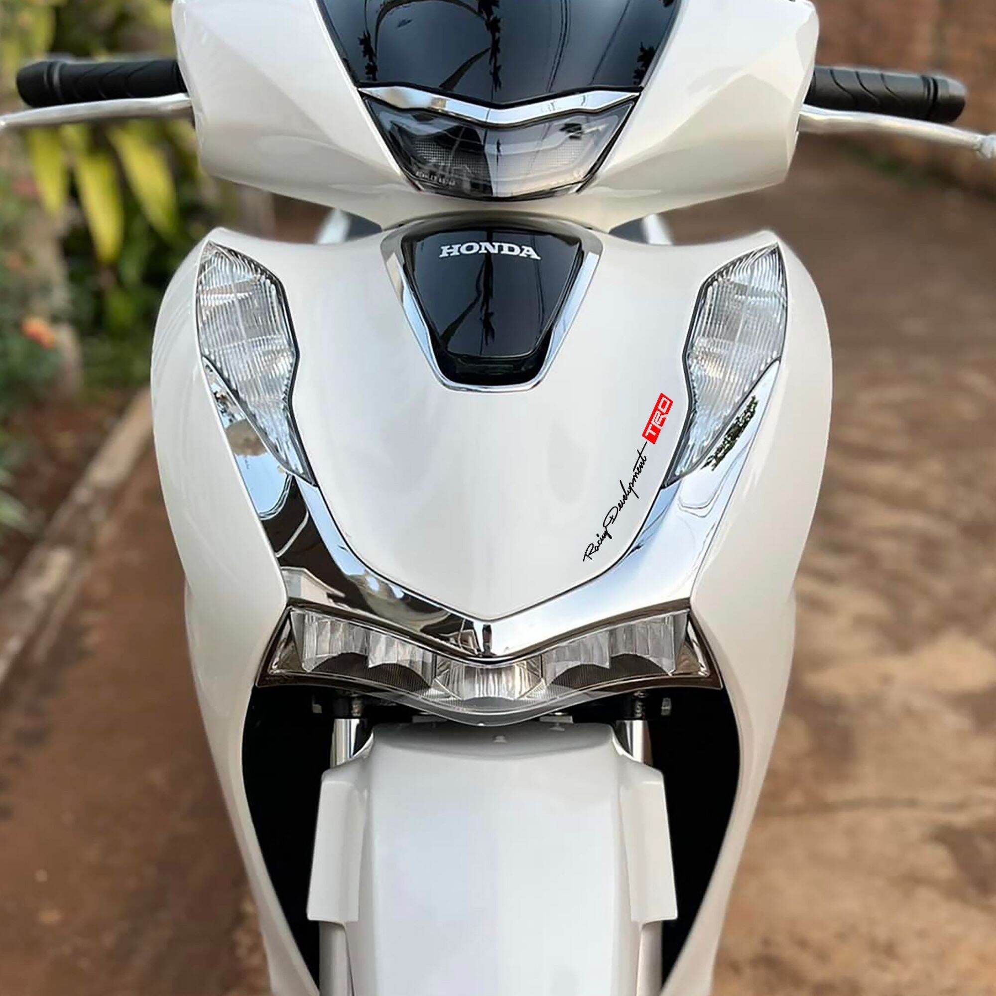 Tem xe(2 chiếc) RACING Development TRC trang trí xe máy Honda -Yamaha