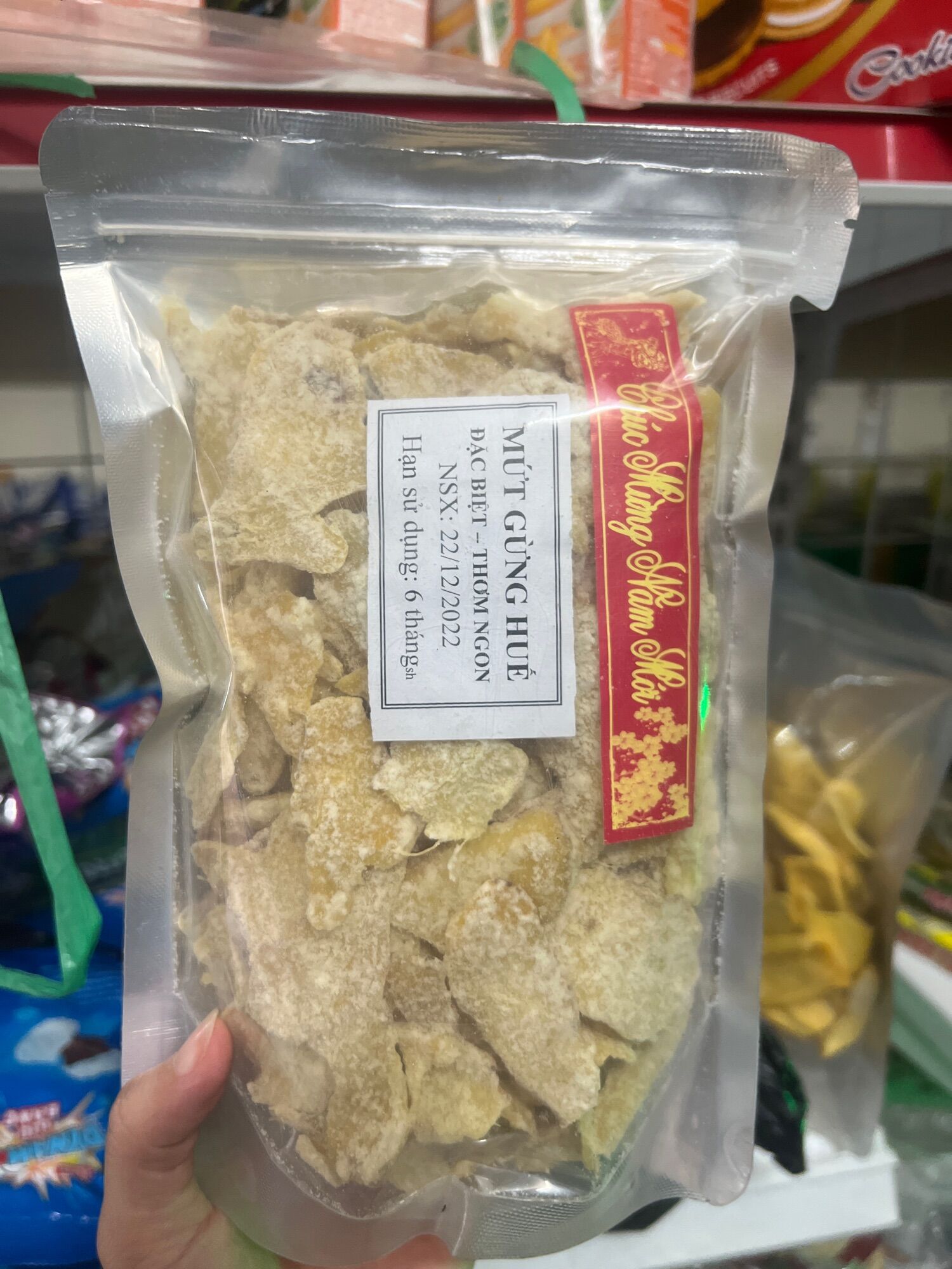 Mứt Gừng Huế thơm ngon gói 500g