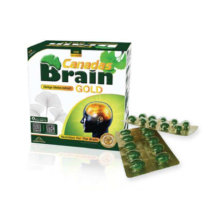 Brain Canadas-Giúp ngủ ngon-Hộp 100 viên