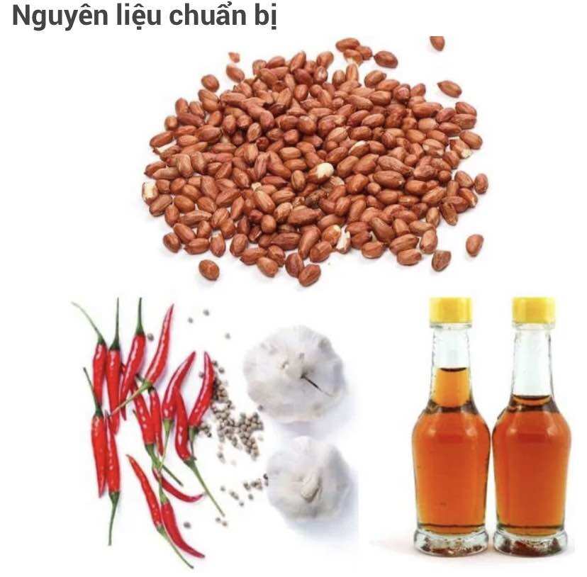 [500g] Đậu phộng ran tỏi ớt