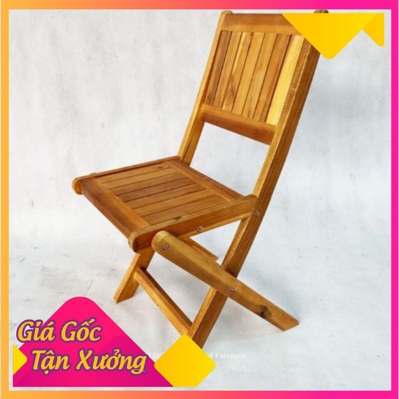 Ghế Cà Phê Gấp Gọn Gỗ Tự Nhiêu Cao Cấp, Chắc Chắn( Hàng loại 1)