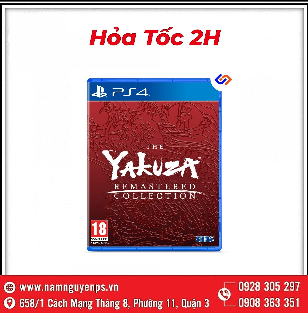 Đĩa Game PS4 | Yakuza Remastered Collection