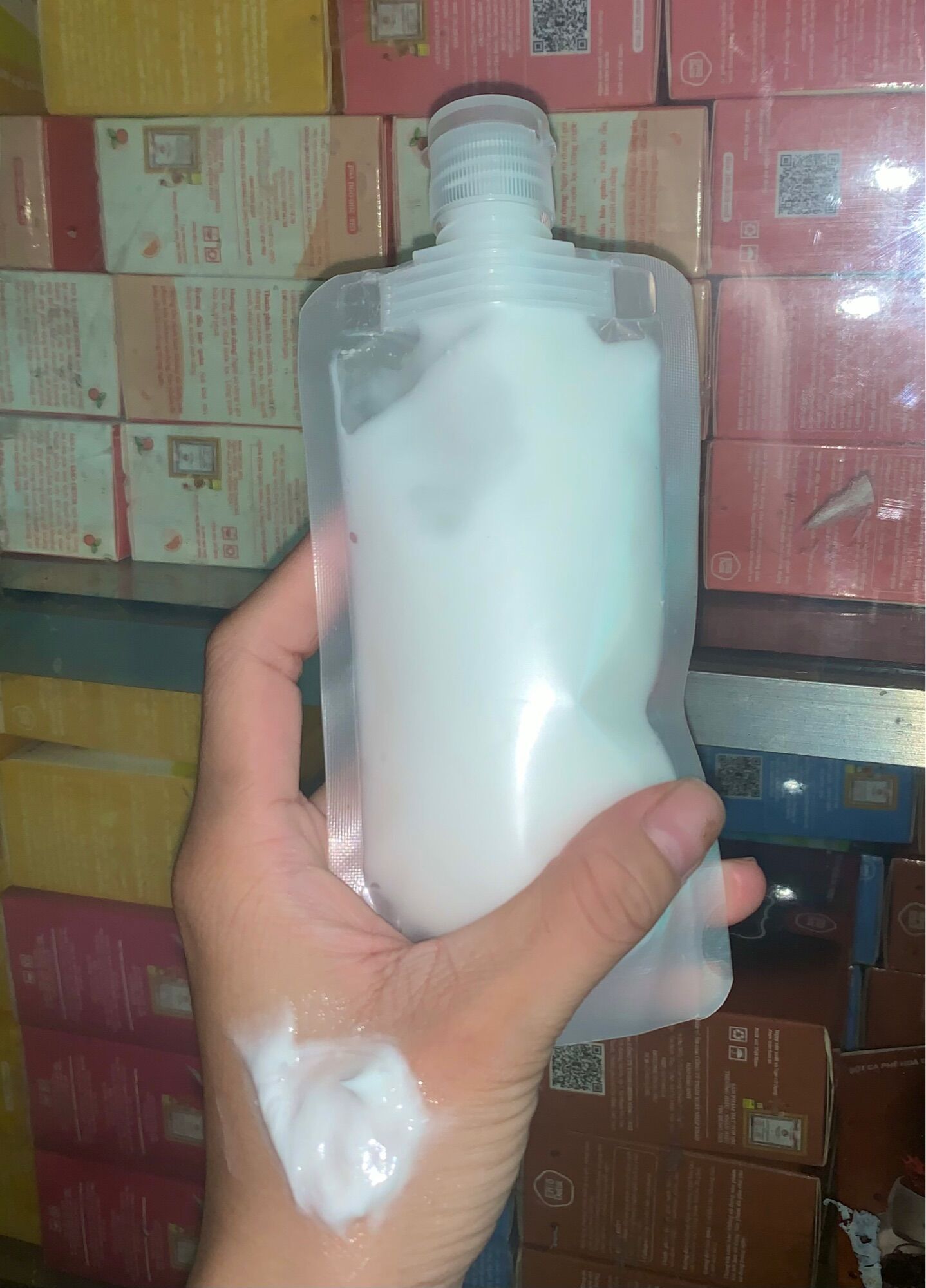SỮA NON MẶT NẠ Ủ TRẮNG DA 100ML