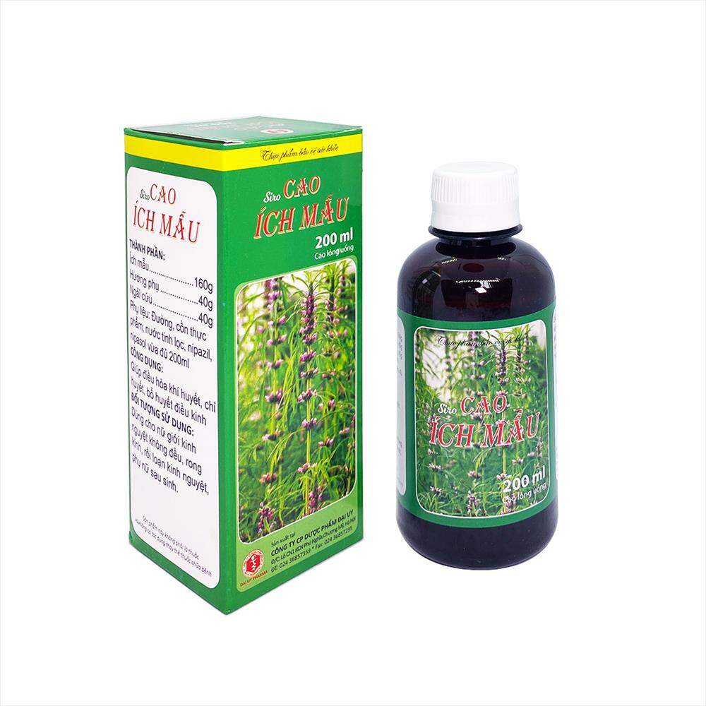 Siro cao ích mẫu chai 200ml đại uy