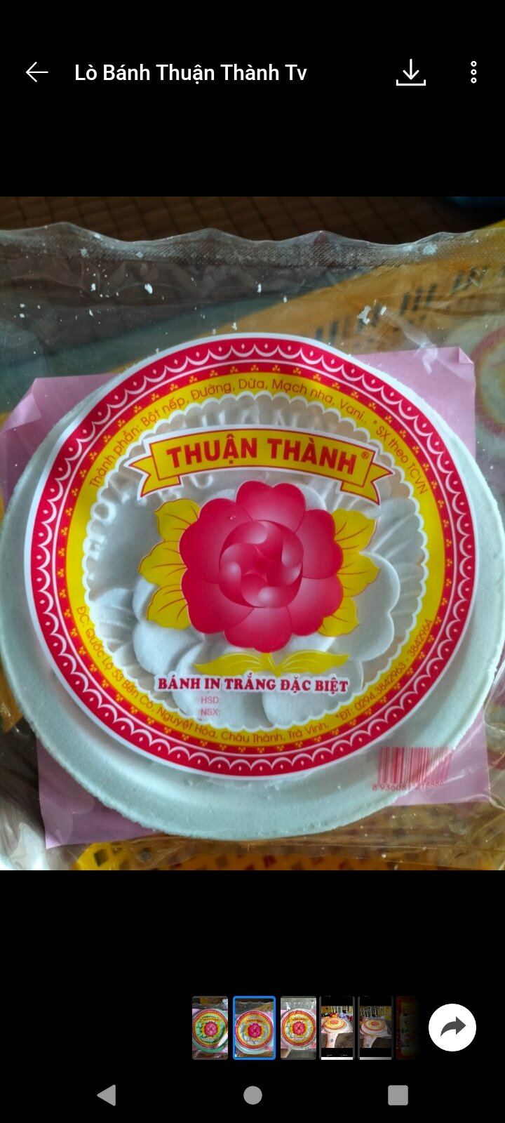 Bánh in thuận thành trắng 400g