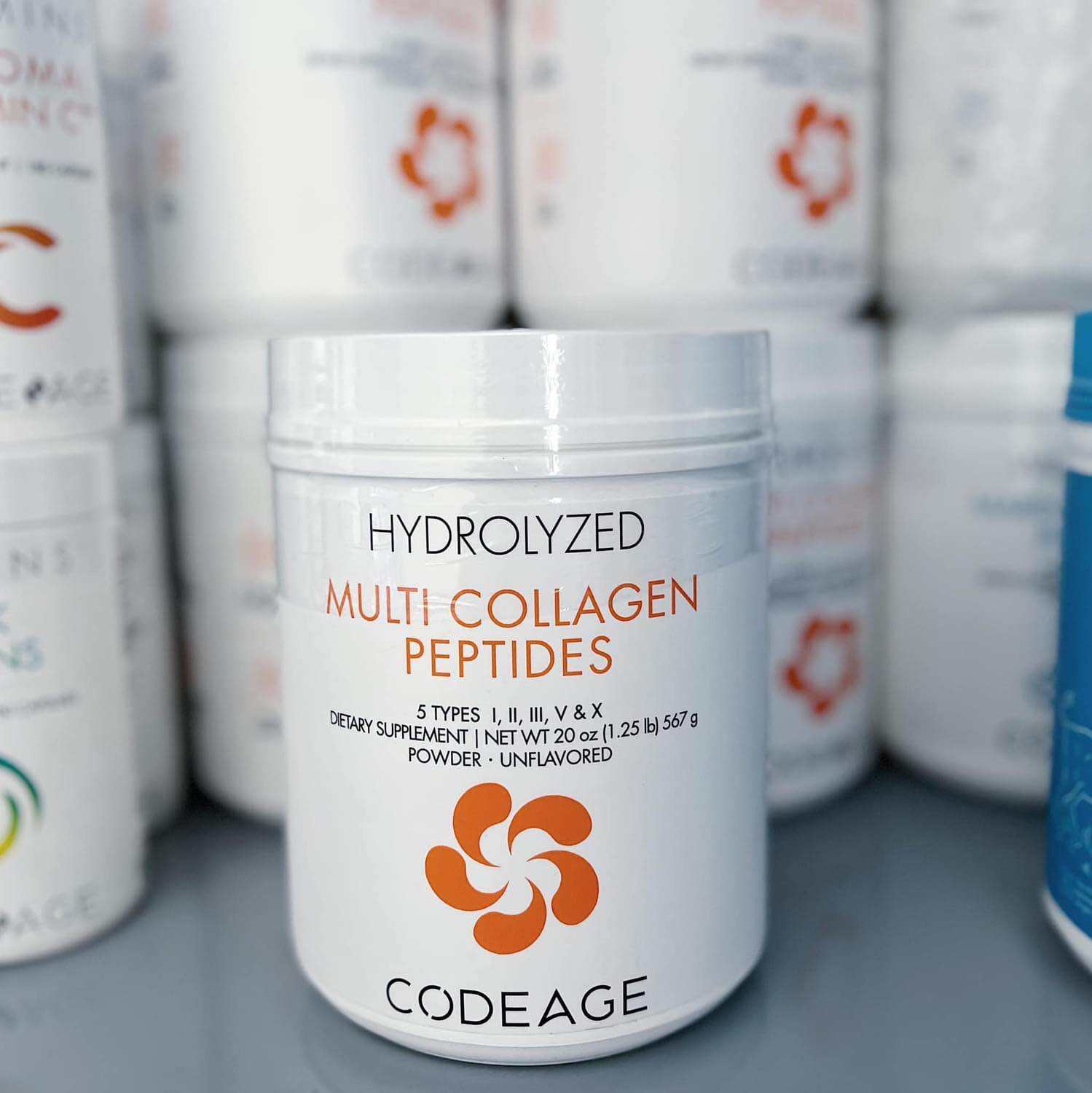 Hàng Bay Mỹ - Codeage Cam- Bột collagen thủy phân CodeAge Multi Collagen