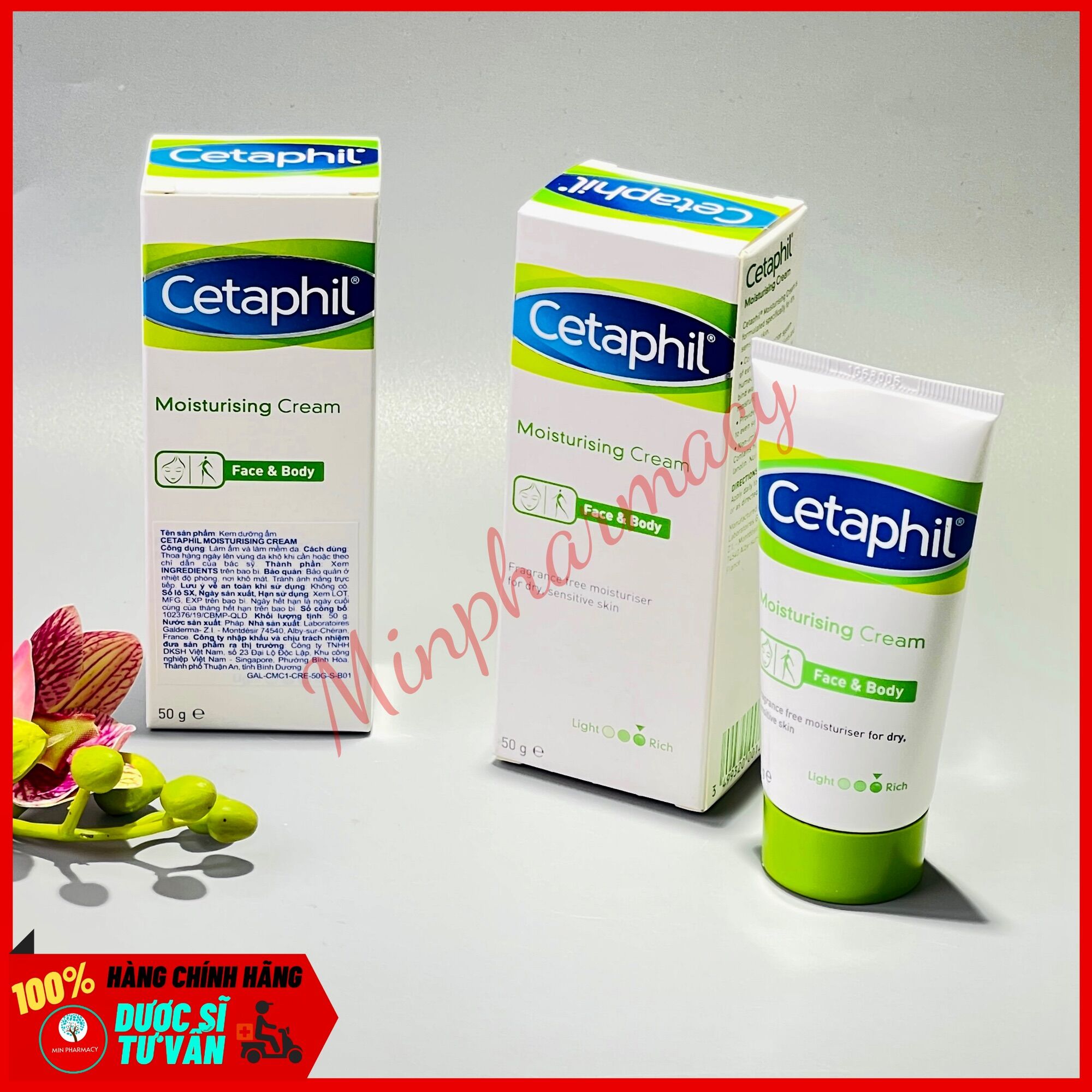 Kem dưỡng ẩm CETAPHIL MOISTURIZING CREAM 50g- Minpharmacy