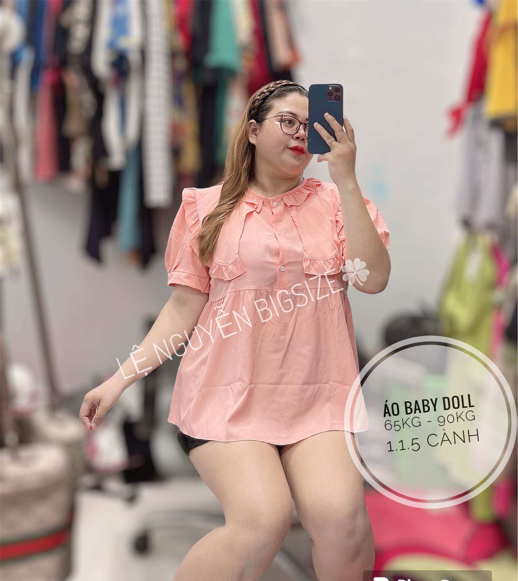 ÁO BABY DOLL BIGSIZE 65-90kg