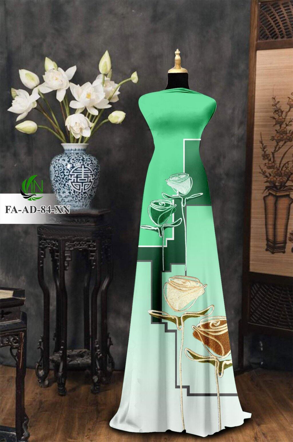 Vải Áo Dài 3D
