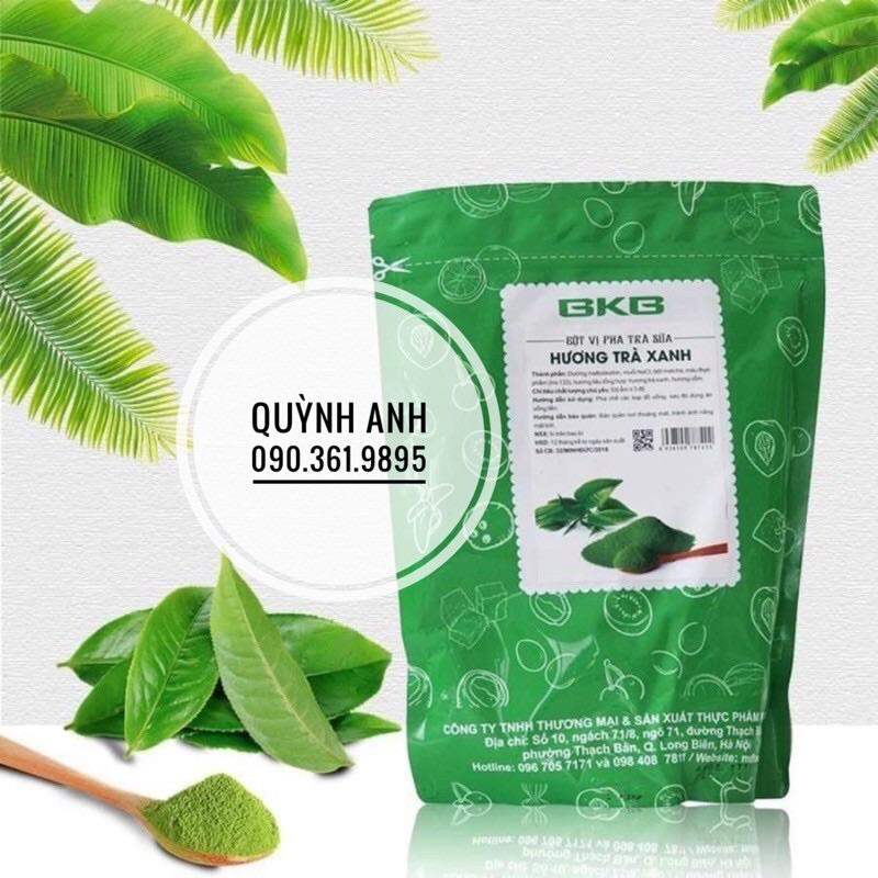 Bột pha trà sữa hương trà xanh BKB 1kg