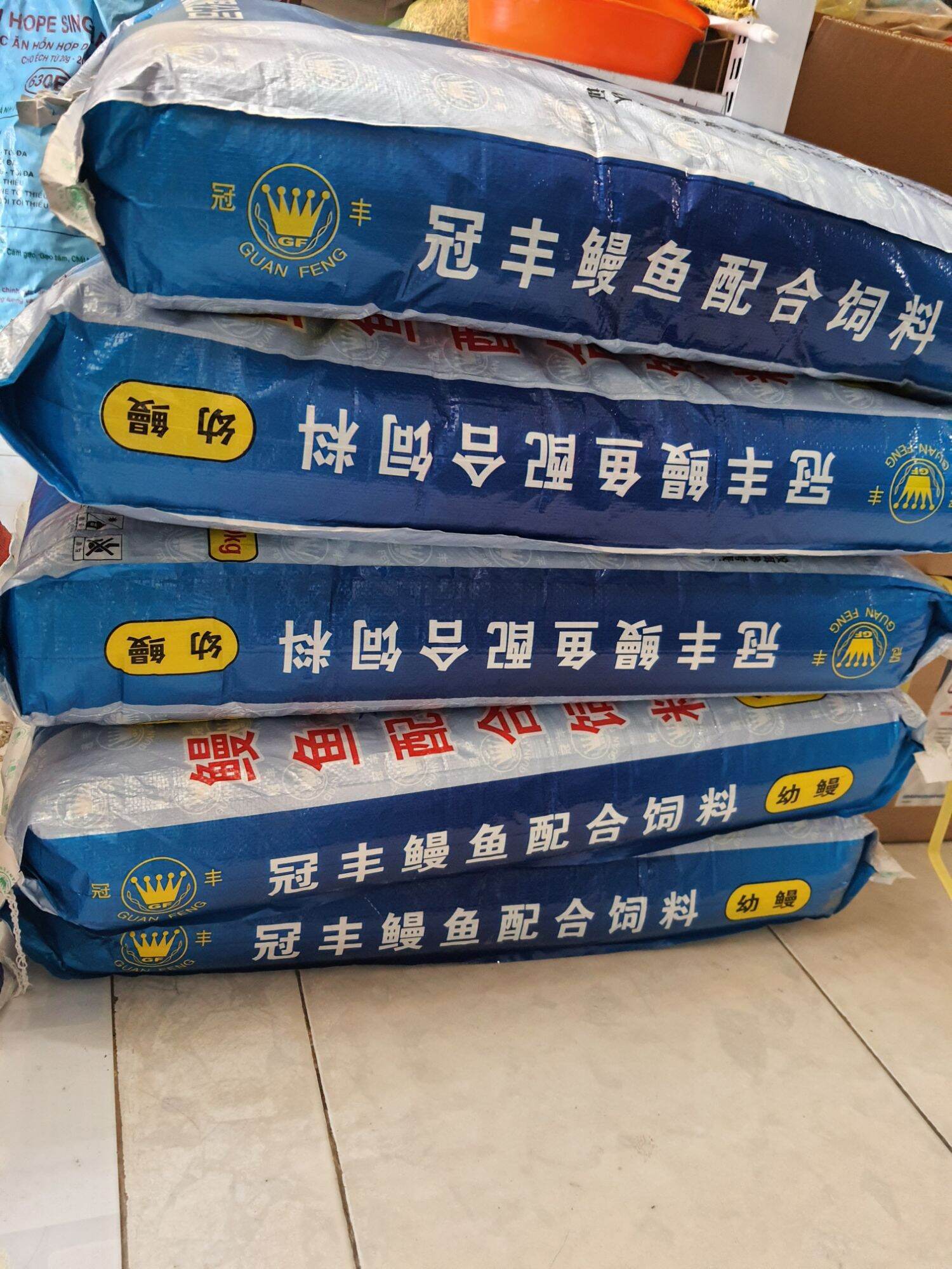5kg cám cá chình cho lươn bột