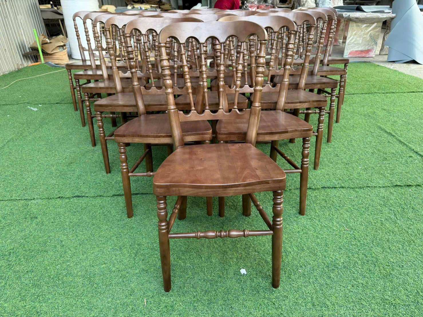 Ghế gỗ napoleon - Ghế cổ điển deco - Ghế caffe - Ghế ăn nhà hàng