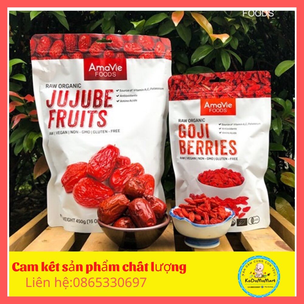 Kỳ tử hữu cơ a.m.a.v.i.e food tách lẻ 50g
