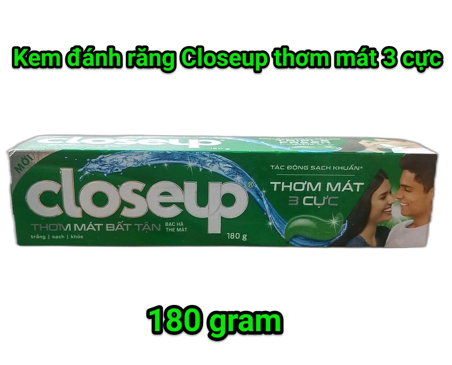 Kem đánh răng Closeup thơm mát 3 cực close up Hạn sử dụng 13/11/2023