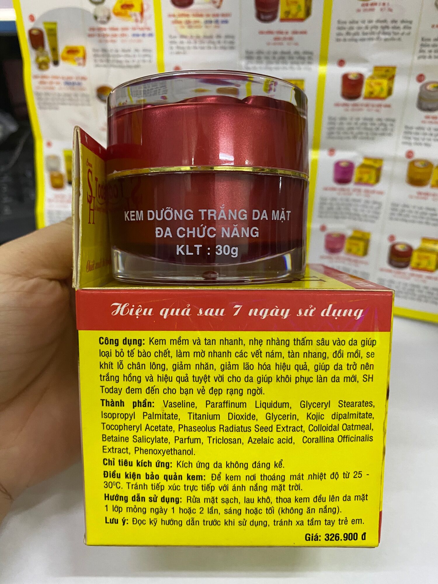 Sh Today Kem dưỡng trắng da mặt đa chức năng (30g)