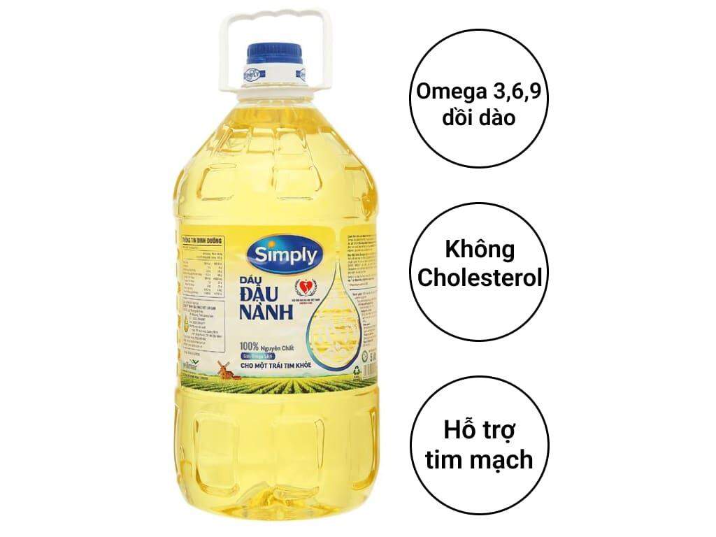 Dầu Đậu Nành Simply 5L ( Date mới)