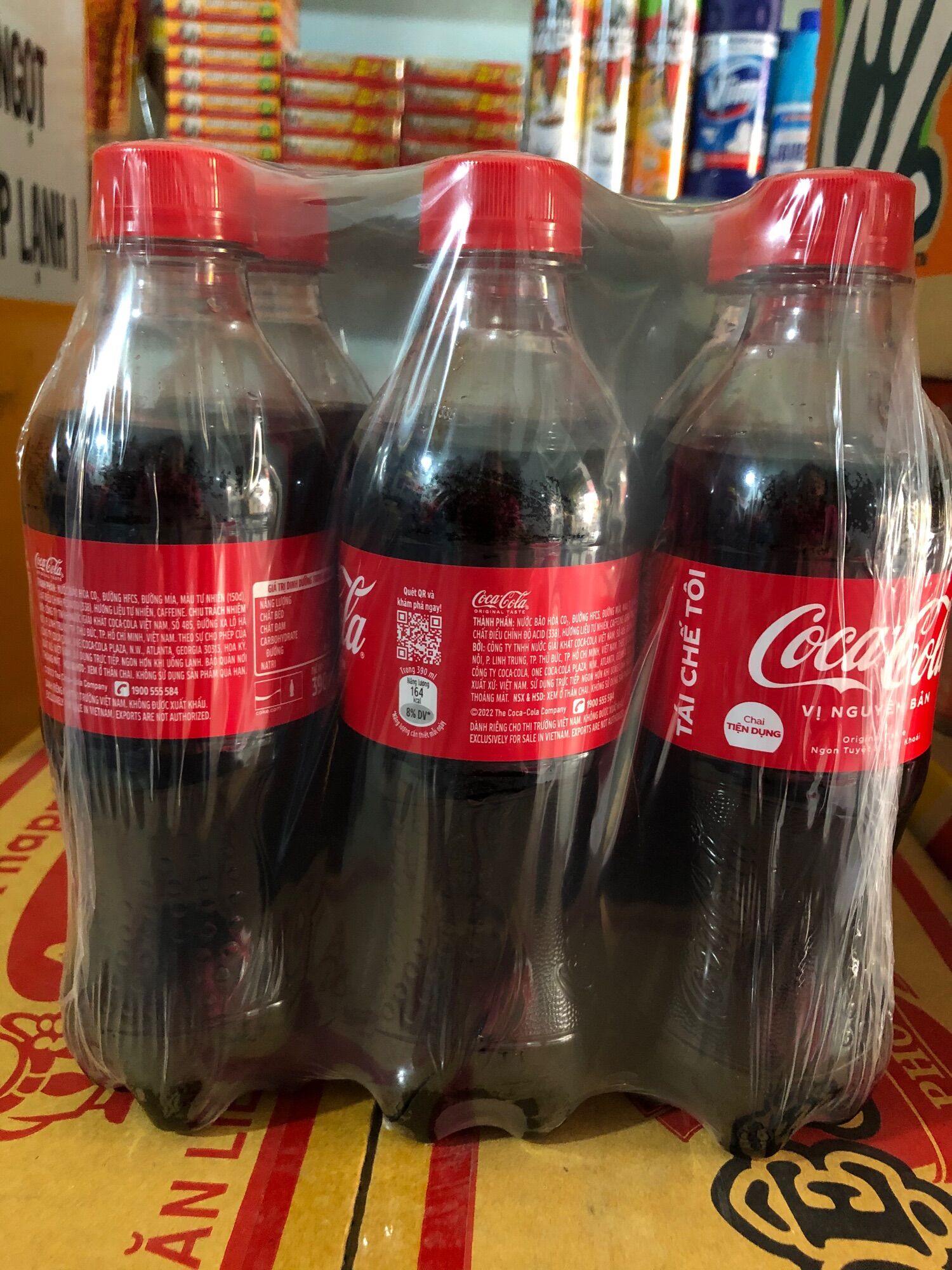 1 lốc coca cola 390ml