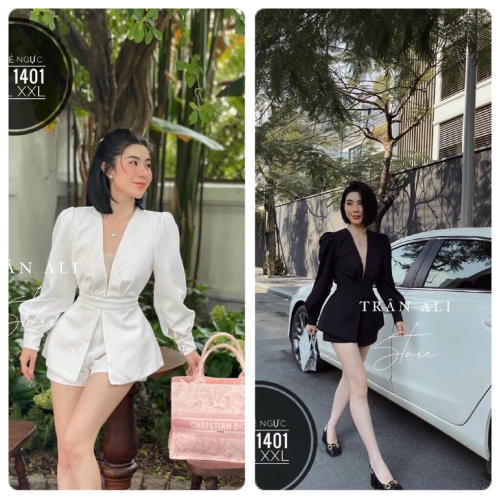 (SHOP BIGSIZE nữ 50kg đến 90kg)Jum ÁO PELUM SANG TRỌNG CỔ V