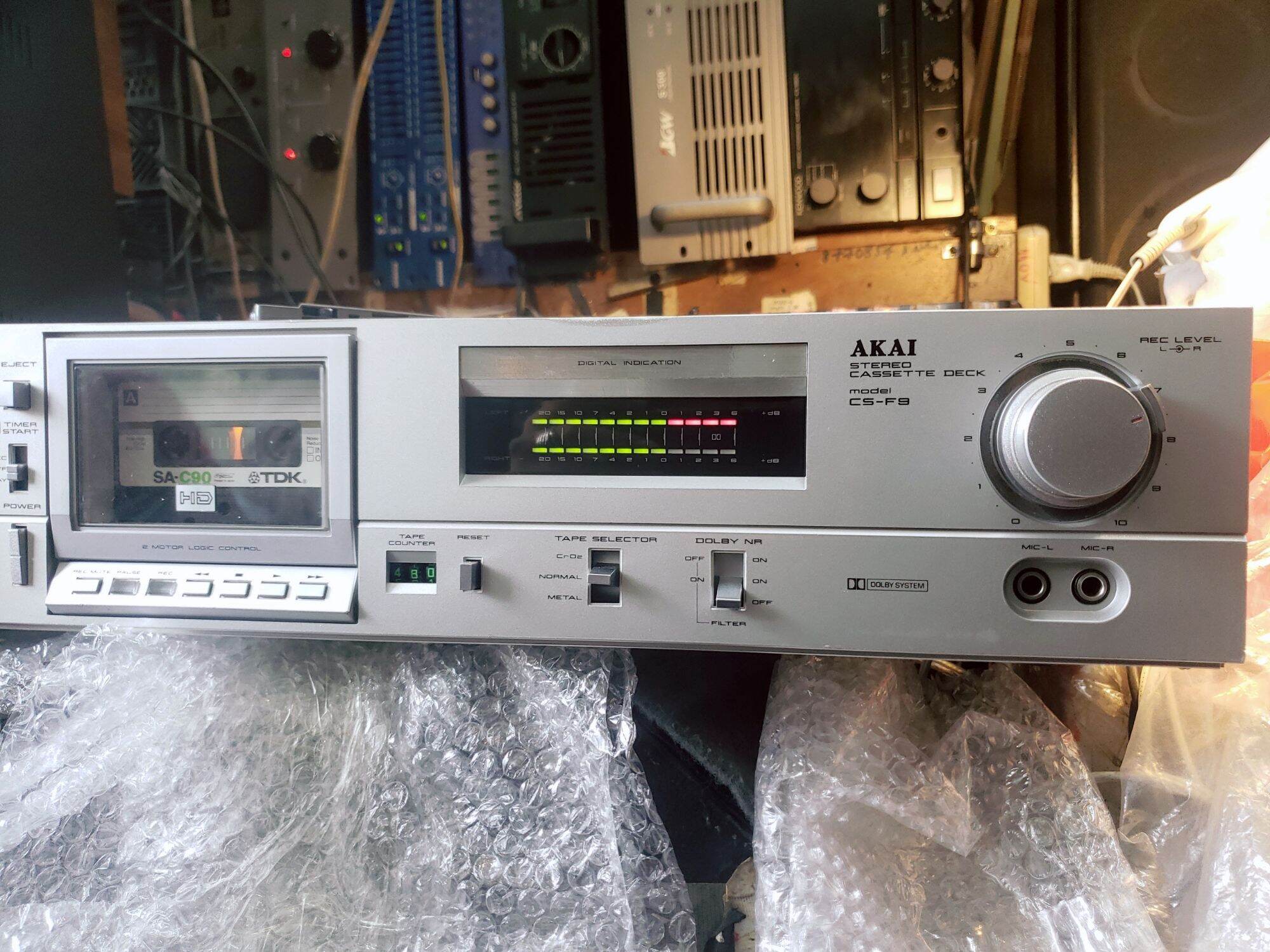 Đầu catset akai stereo