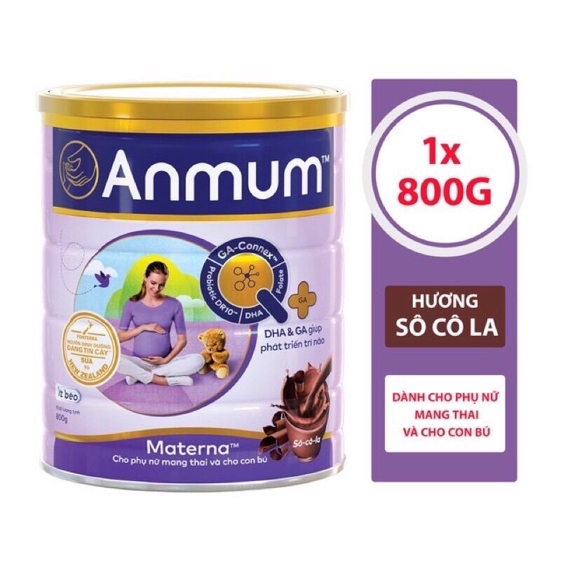 Sữa bột Anmum hương sô 800g