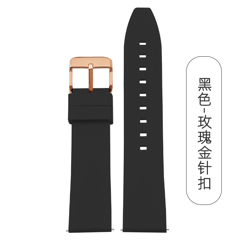 Dây Đồng Hồ Đeo Tay Cao Su Silicon Thông Dụng Màu Đen Thích Hợp Dùng Cho Dây Đeo Tay Nam Nữ Casio Citizen Seiko Tissot DW