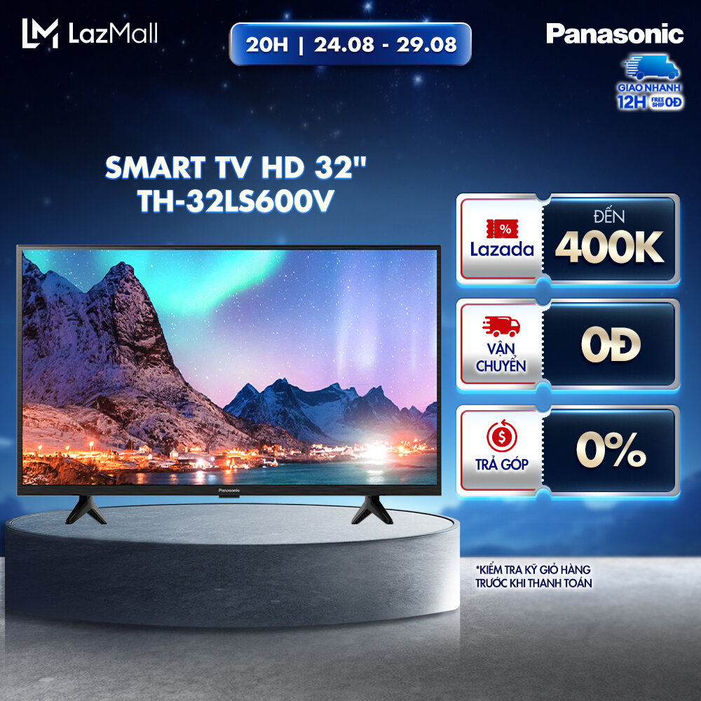 Smart tv panasonic hd 32 inches th-32ls600v - điều khiển giọng nói - bảo hành chính hãng 24 tháng
