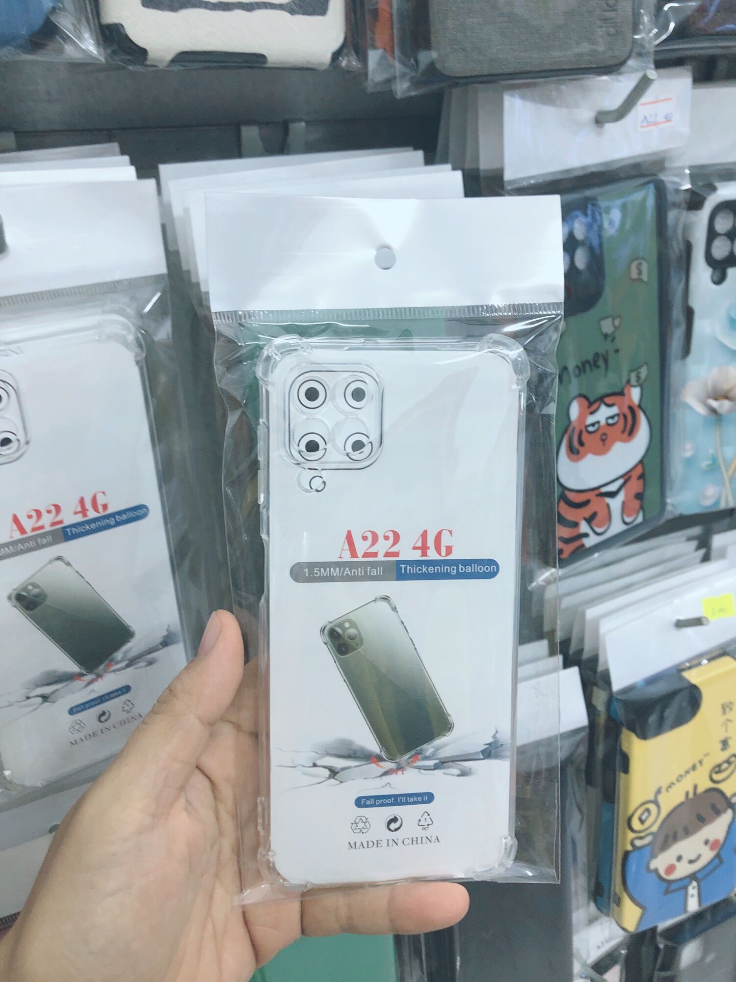Ốp lưng dẻo trong chống sốc sam sung A12/M12, A22(4G)