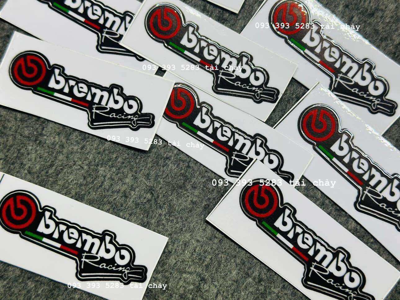 [ 1 MIẾNG ] TEM STICKER BEMBO DÁN TRANG TRÍ XE