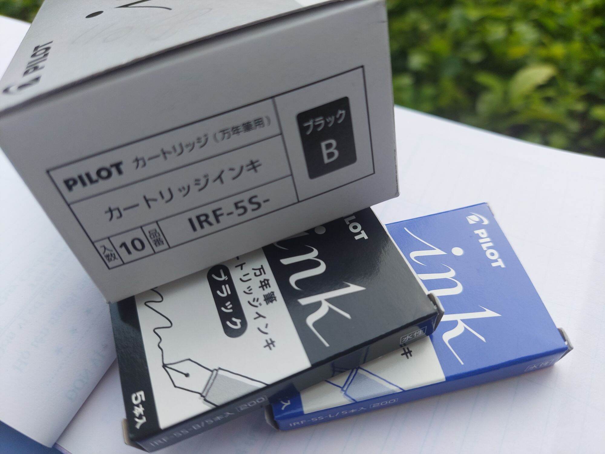 Mực ống bút máy cao cấp Pilot (IRF-5S). Made in Japan