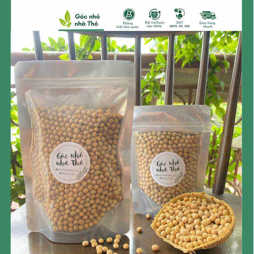 500g Đậu tương (đậu nành )quê thuần chủng, hạt nhỏ giống bản địa