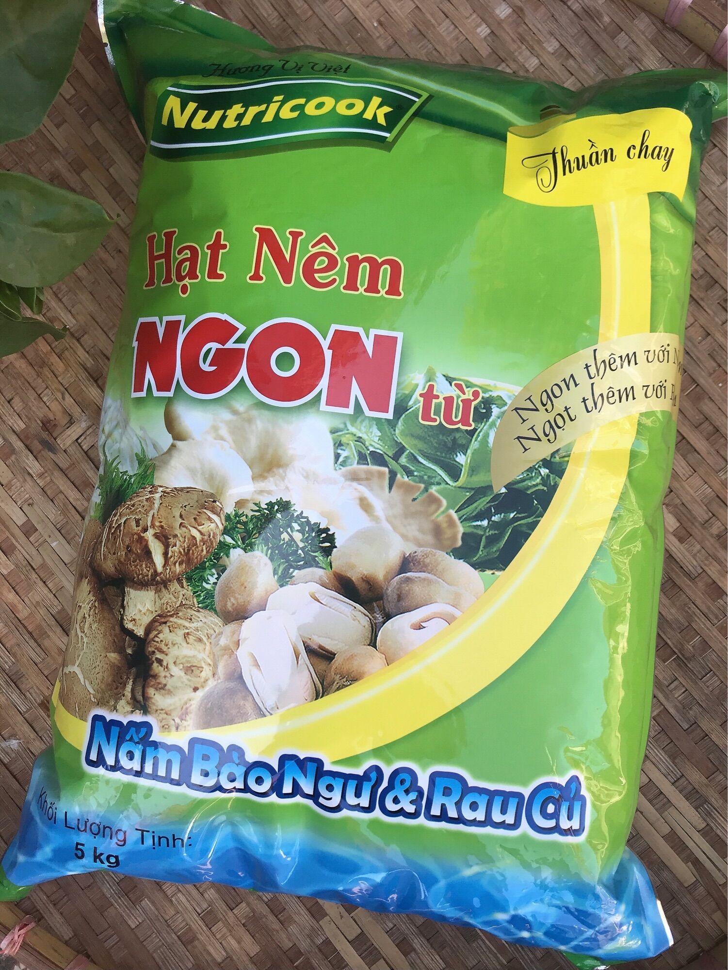 [5kg] Hạt Nêm Nấm 🍄 Nutricook (chay mặn đều dùng được)