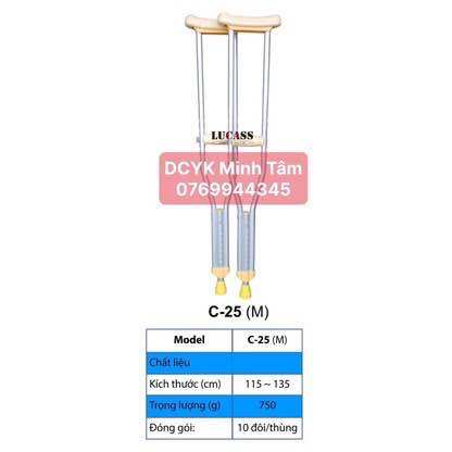 Đế cao su nạng nách nhôm, inox (1 cái)