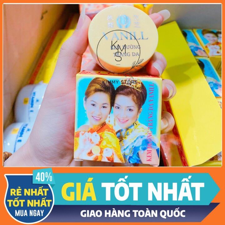 Kem dưỡng trắng da vanill cô gái nhật 22g hàng việt