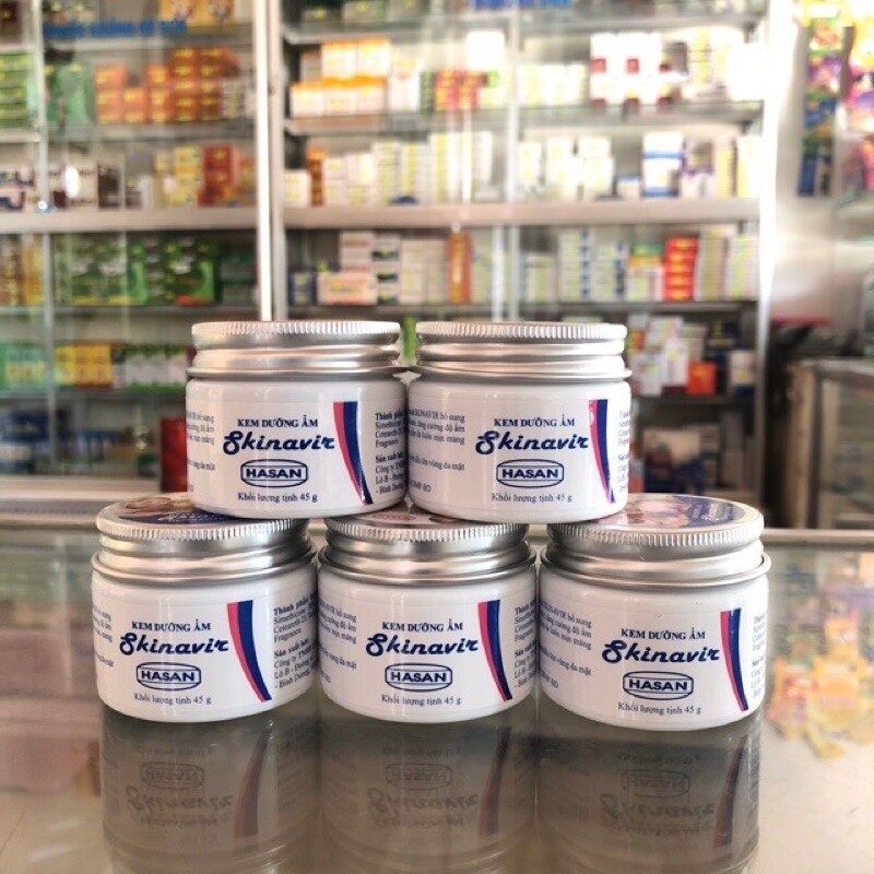Kem dưỡng ẩm Skinavir Hasan 45g