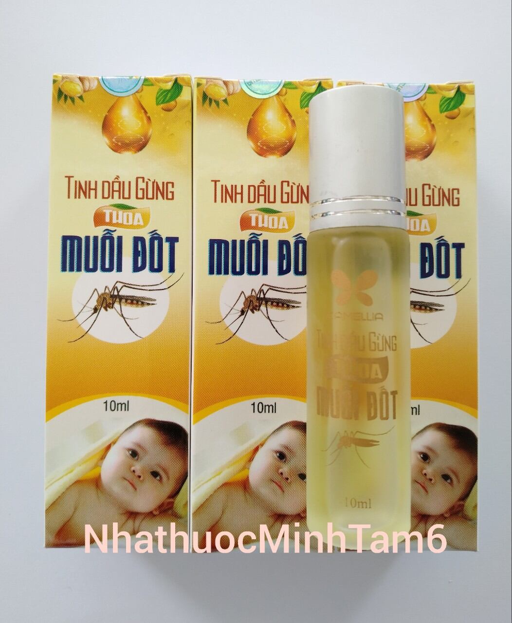 TINH DẦU GỪNG THOA MUỖI ĐỐT - 10ml