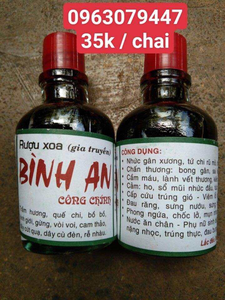 combo 3 chai dầu xoa bóp gia truyền bình an