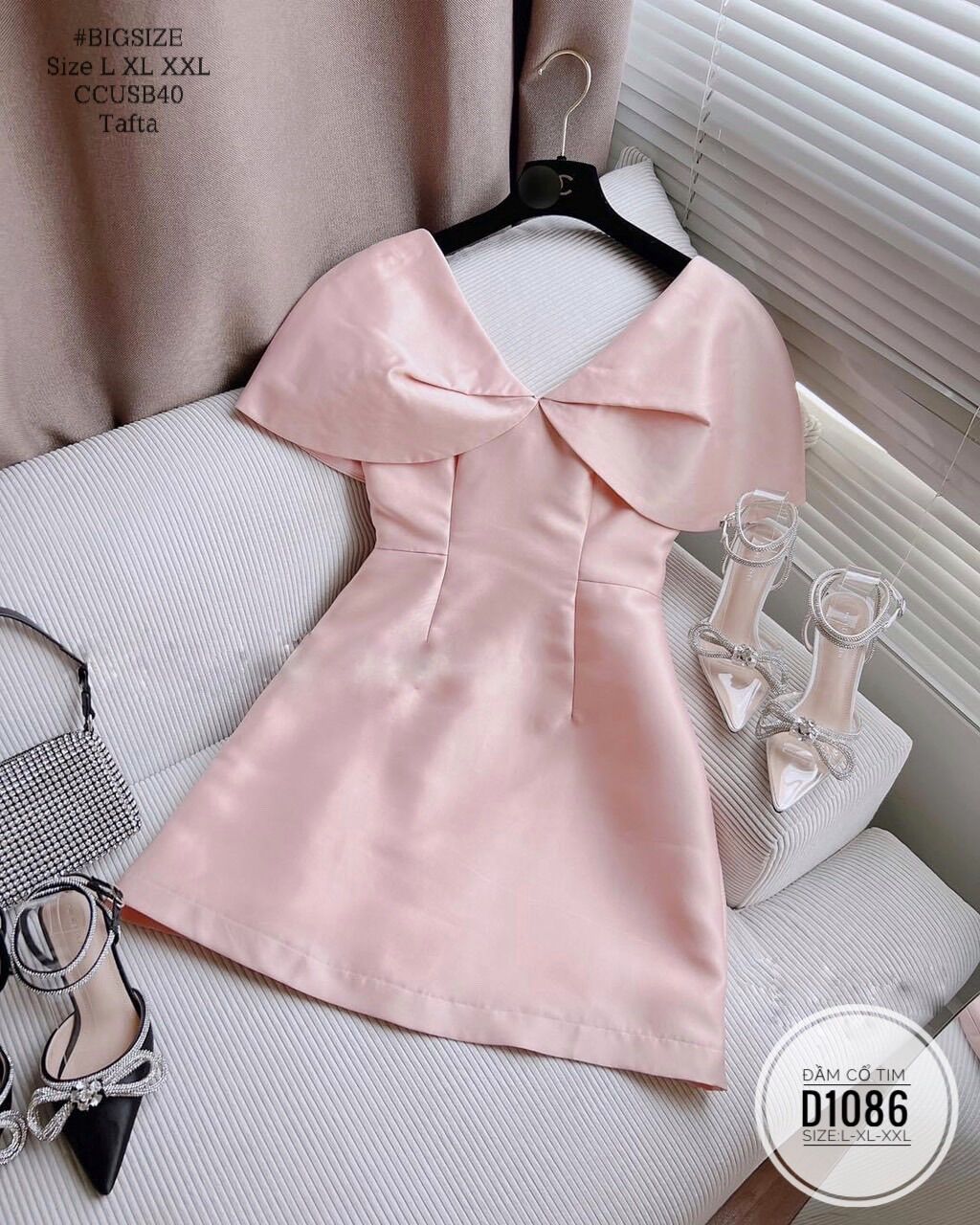 Bigsize 60- 90kg ĐẦM CỔ TIM