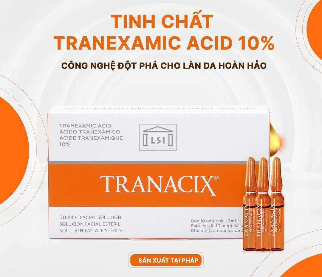 [Hàng Cty-Tách lẻ 1 ống 2ml]Tinh ChấtDưỡng Trắng Sáng Da TRANACIX