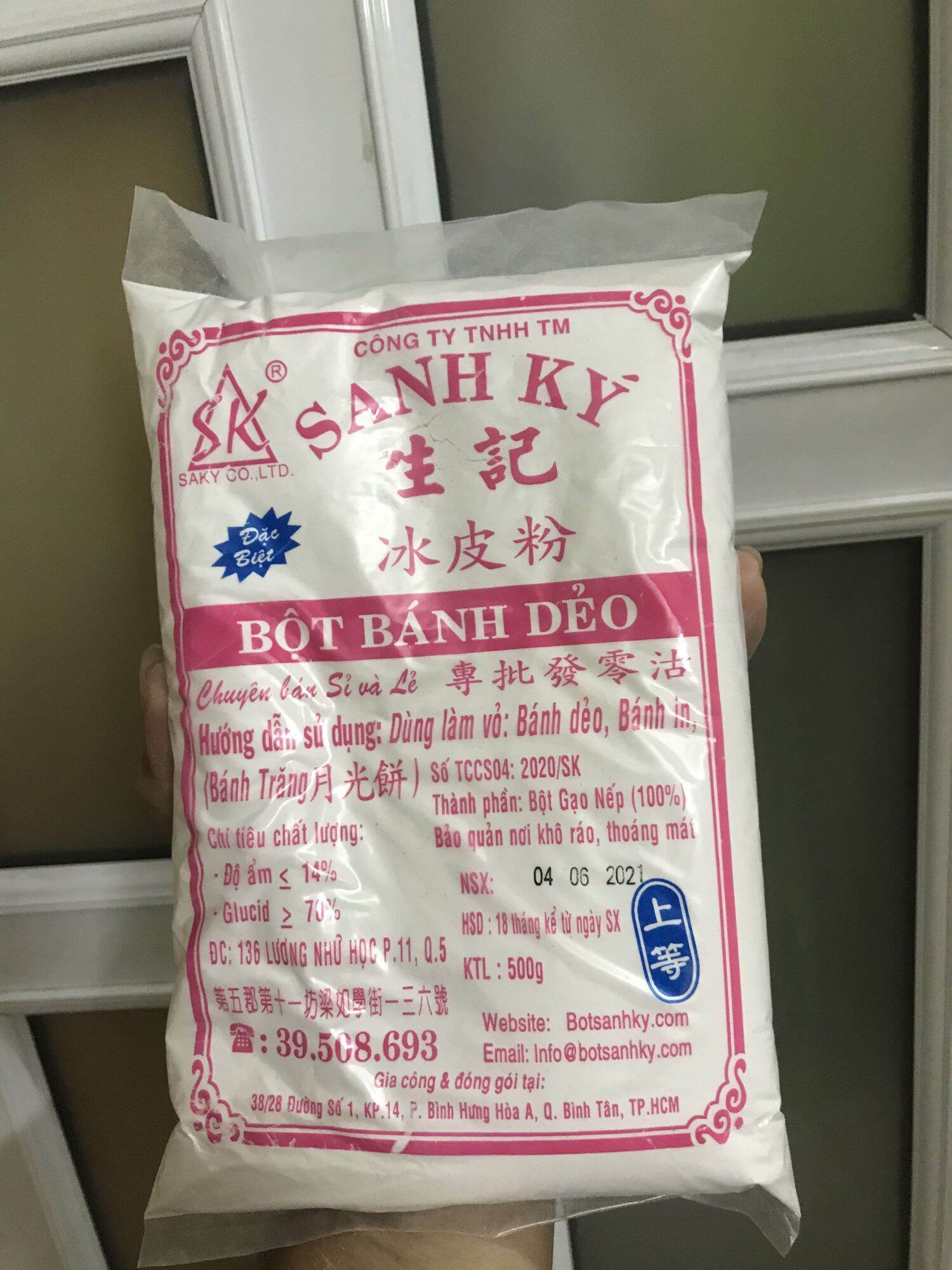 Bột bánh dẻo sanh ký 500g